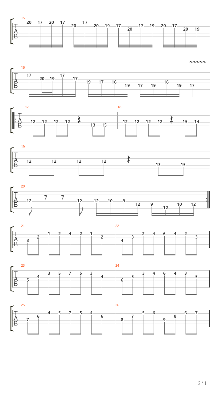 The Holocaust吉他谱