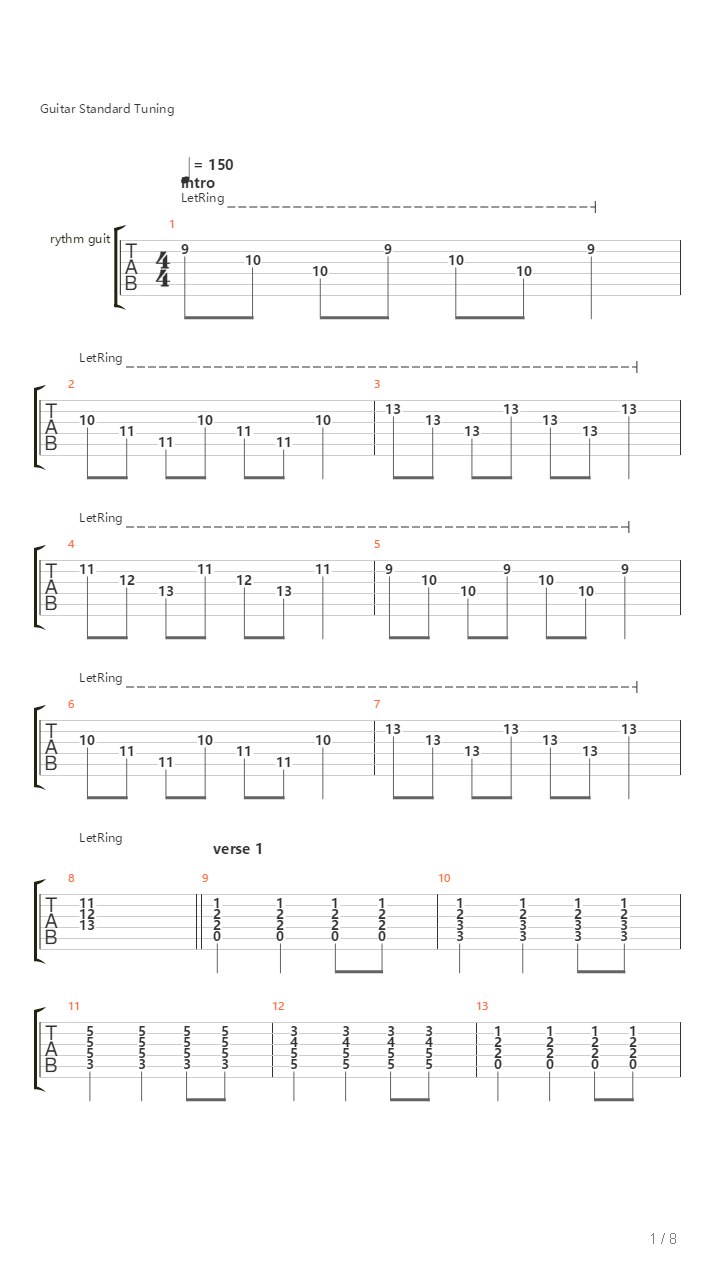 Everything Begins With Her吉他谱