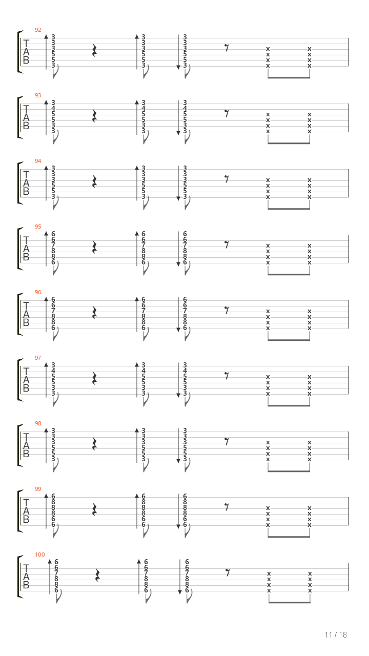 Port吉他谱