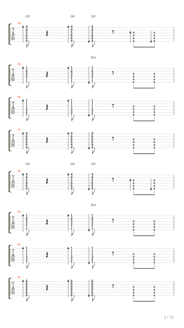 Port吉他谱