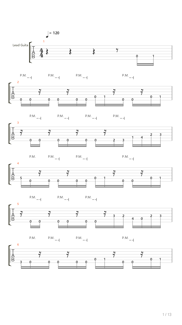 Severance吉他谱