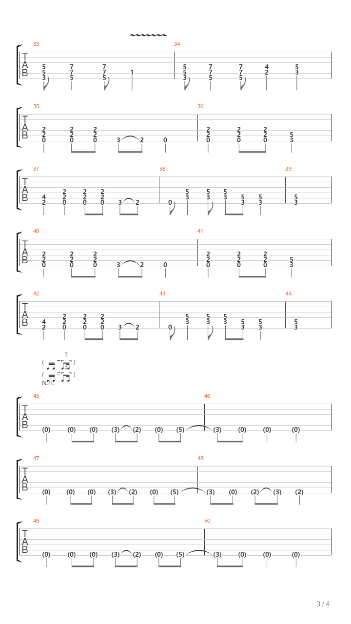 Song 1吉他谱