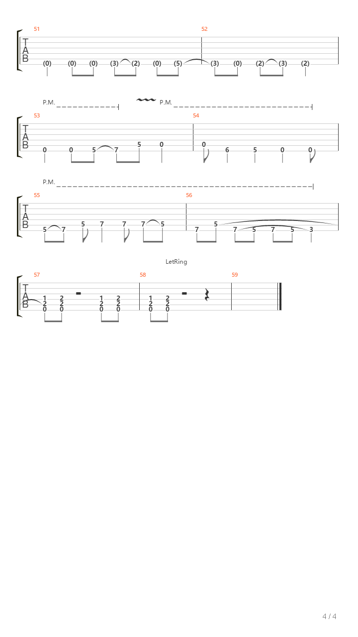 Song 1吉他谱