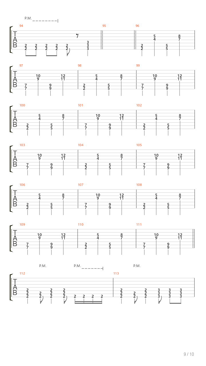 Tenjou Tenge吉他谱