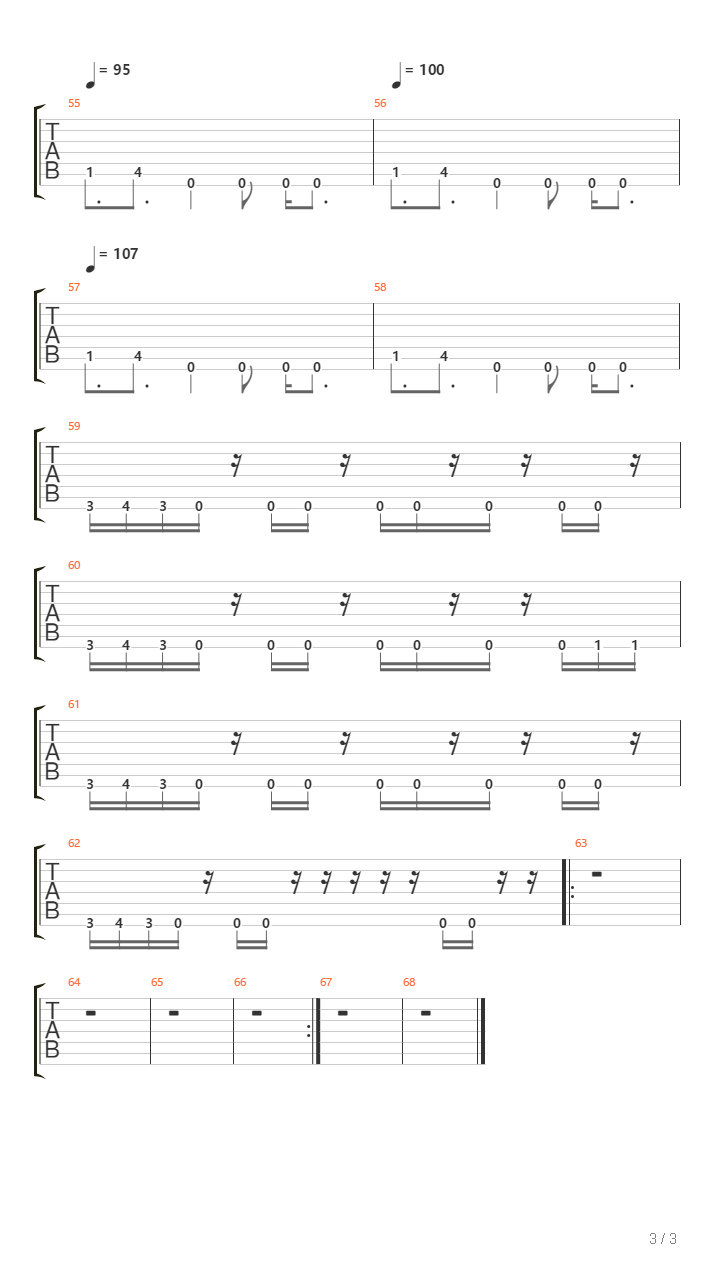 Burn吉他谱