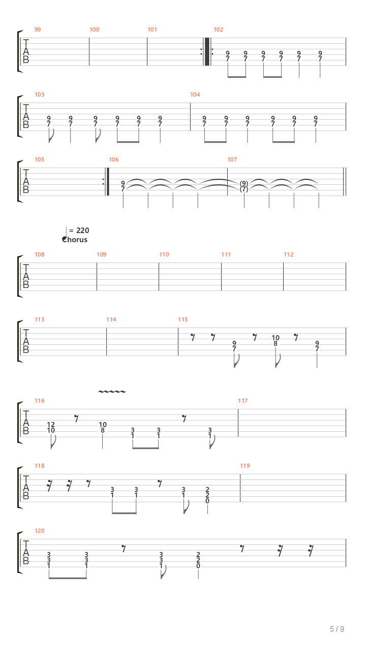 Lealtad Y Furia吉他谱