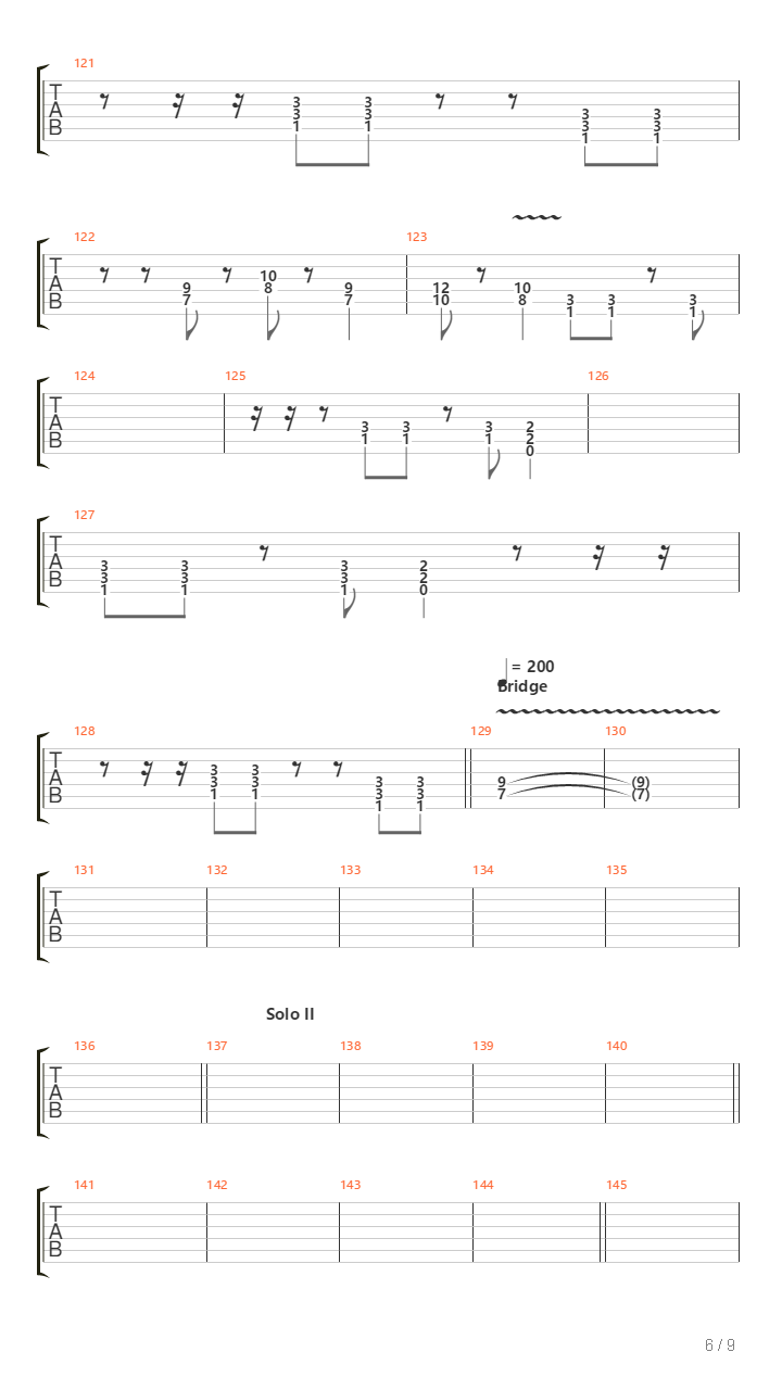 Lealtad Y Furia吉他谱