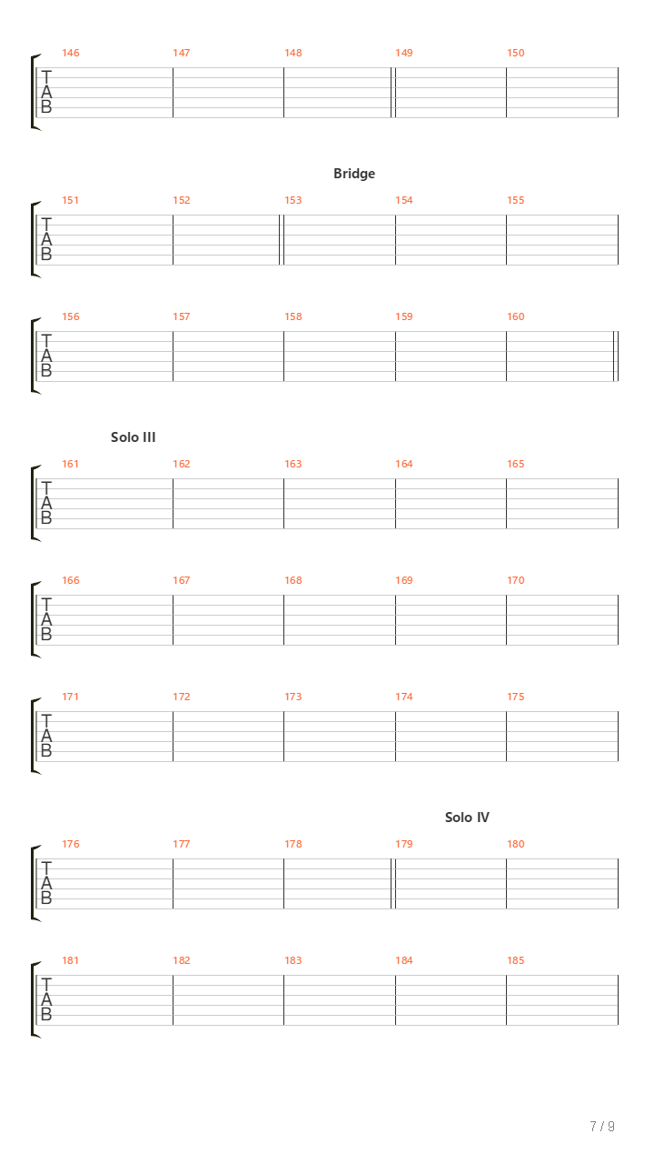 Lealtad Y Furia吉他谱