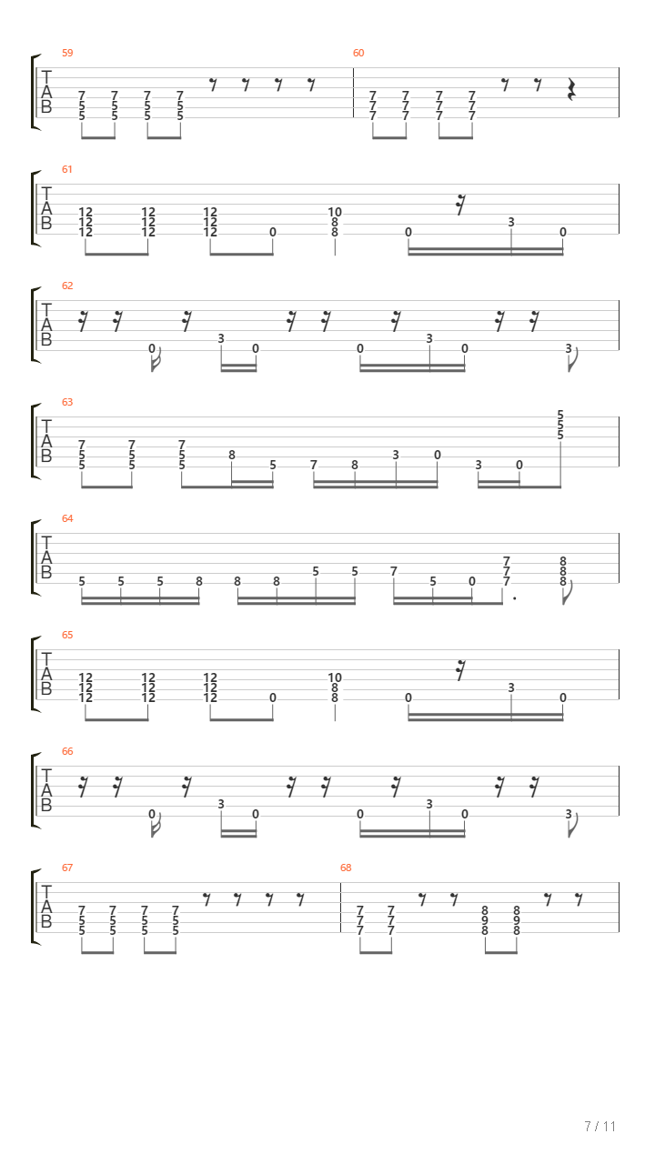 Back Another Step吉他谱