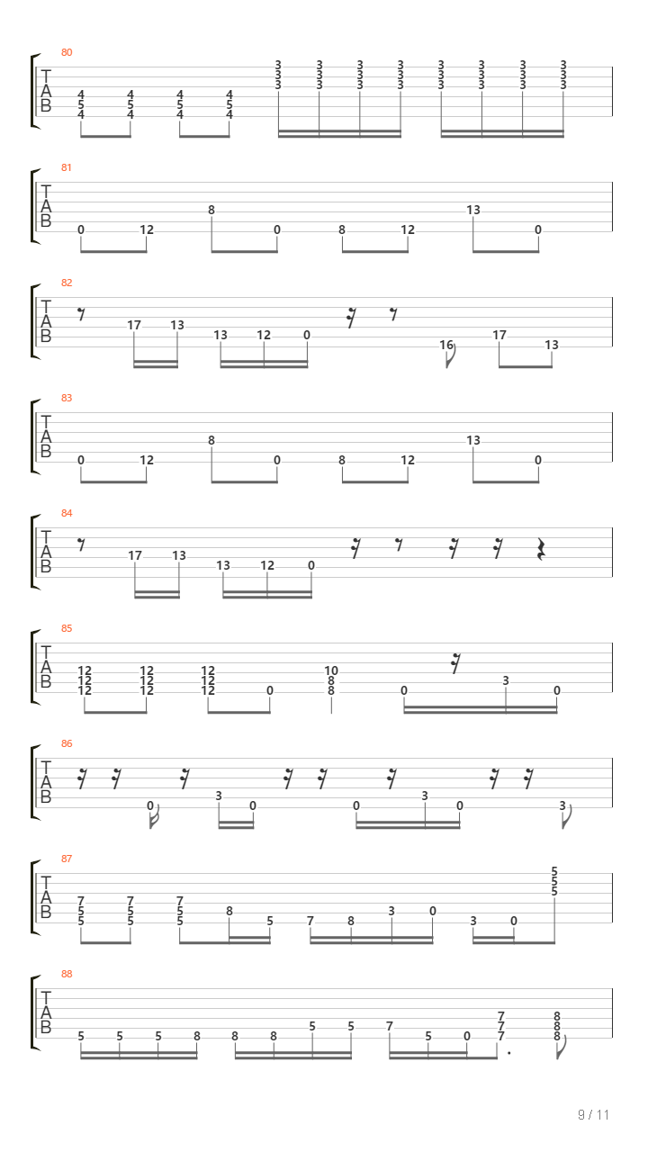 Back Another Step吉他谱