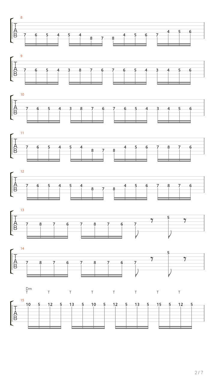 Tones吉他谱