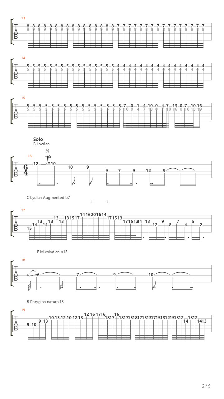 Matrix吉他谱