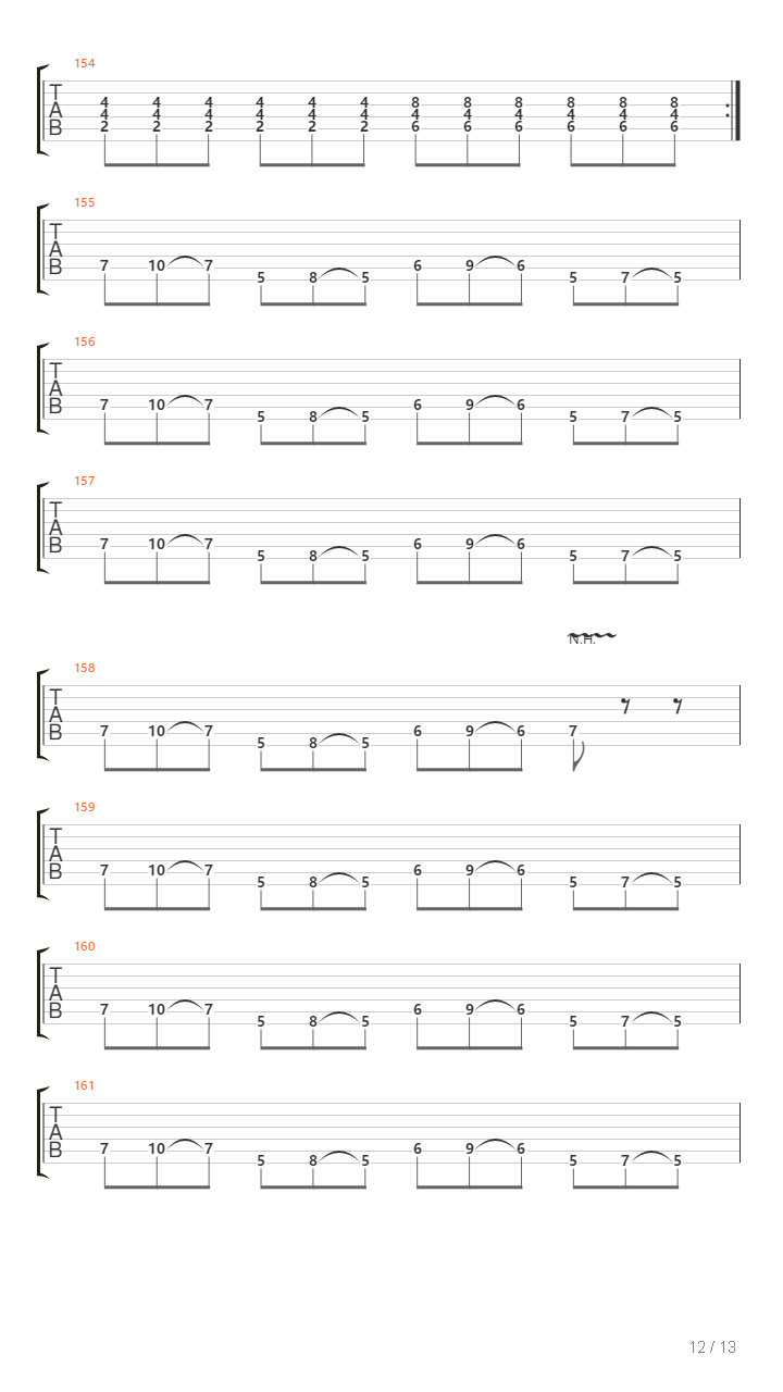 Towards The Horde吉他谱