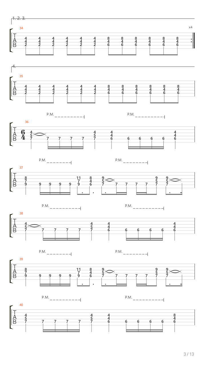 Towards The Horde吉他谱