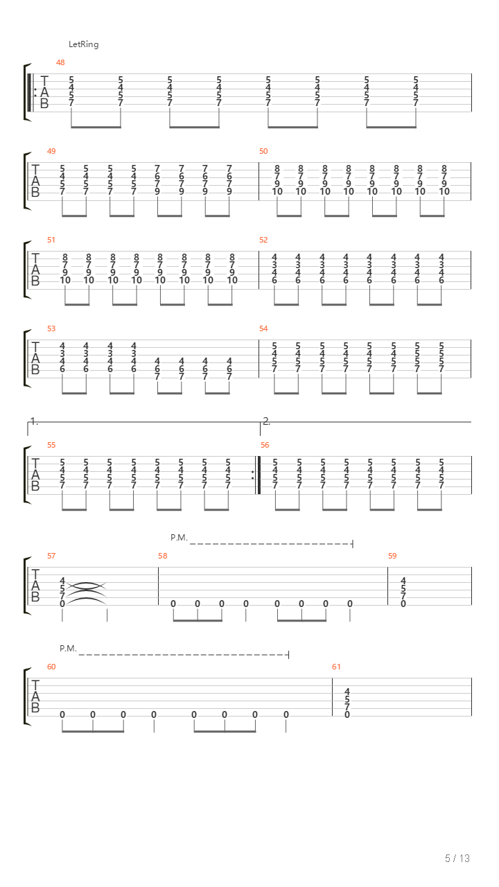 Towards The Horde吉他谱