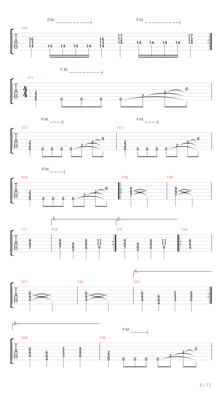 Towards The Horde吉他谱