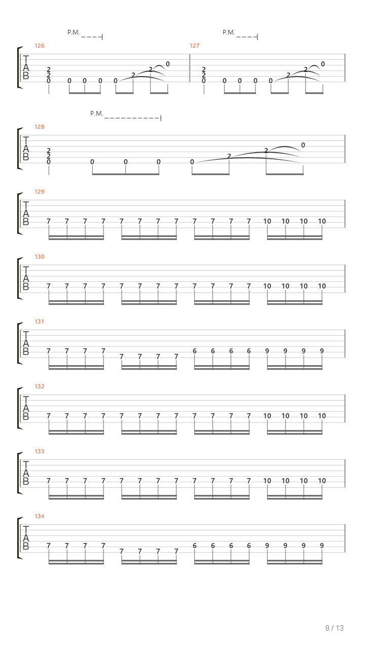 Towards The Horde吉他谱