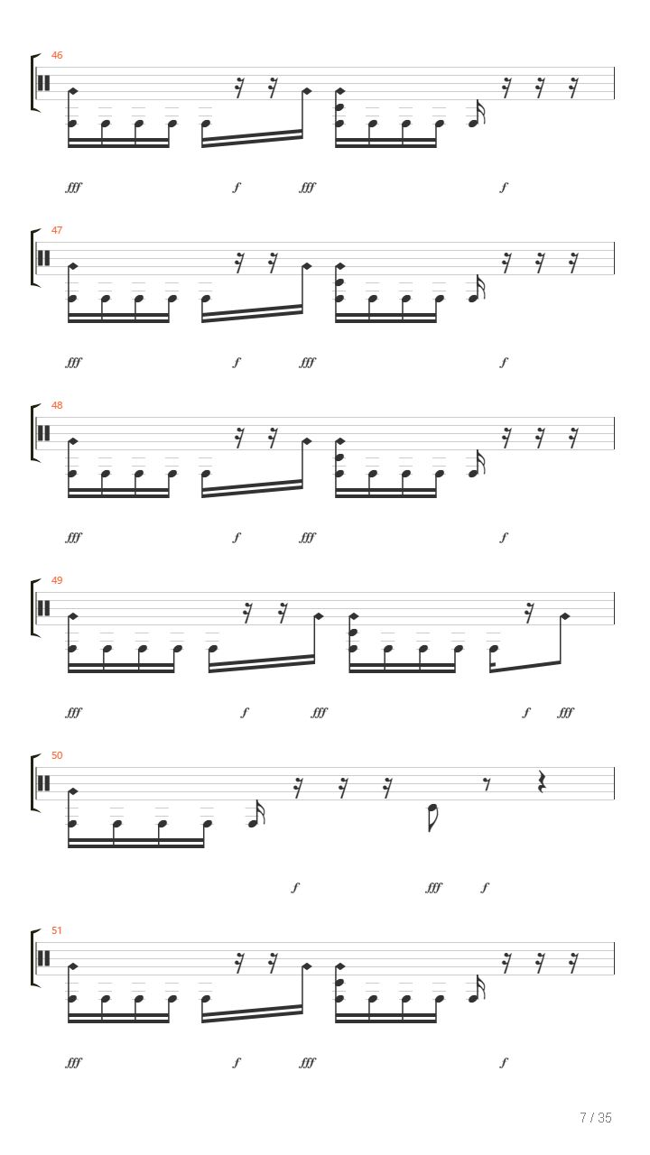Desecration吉他谱
