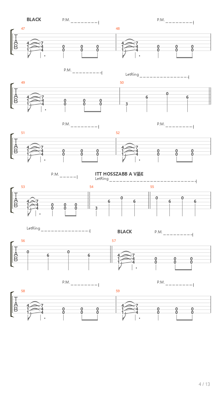 Long Way Down吉他谱