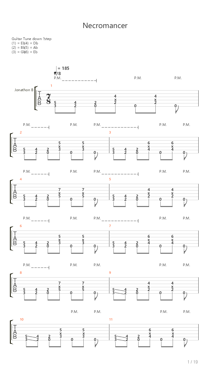 Necromancer吉他谱