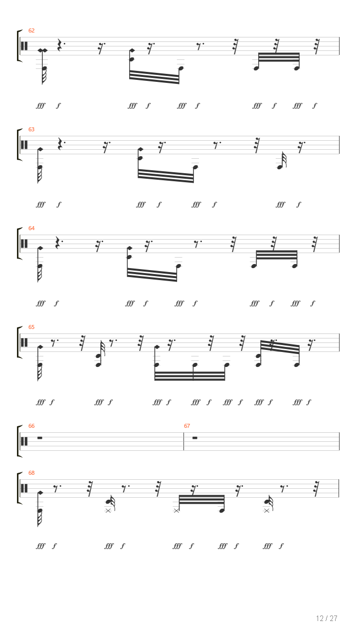 Song 2吉他谱