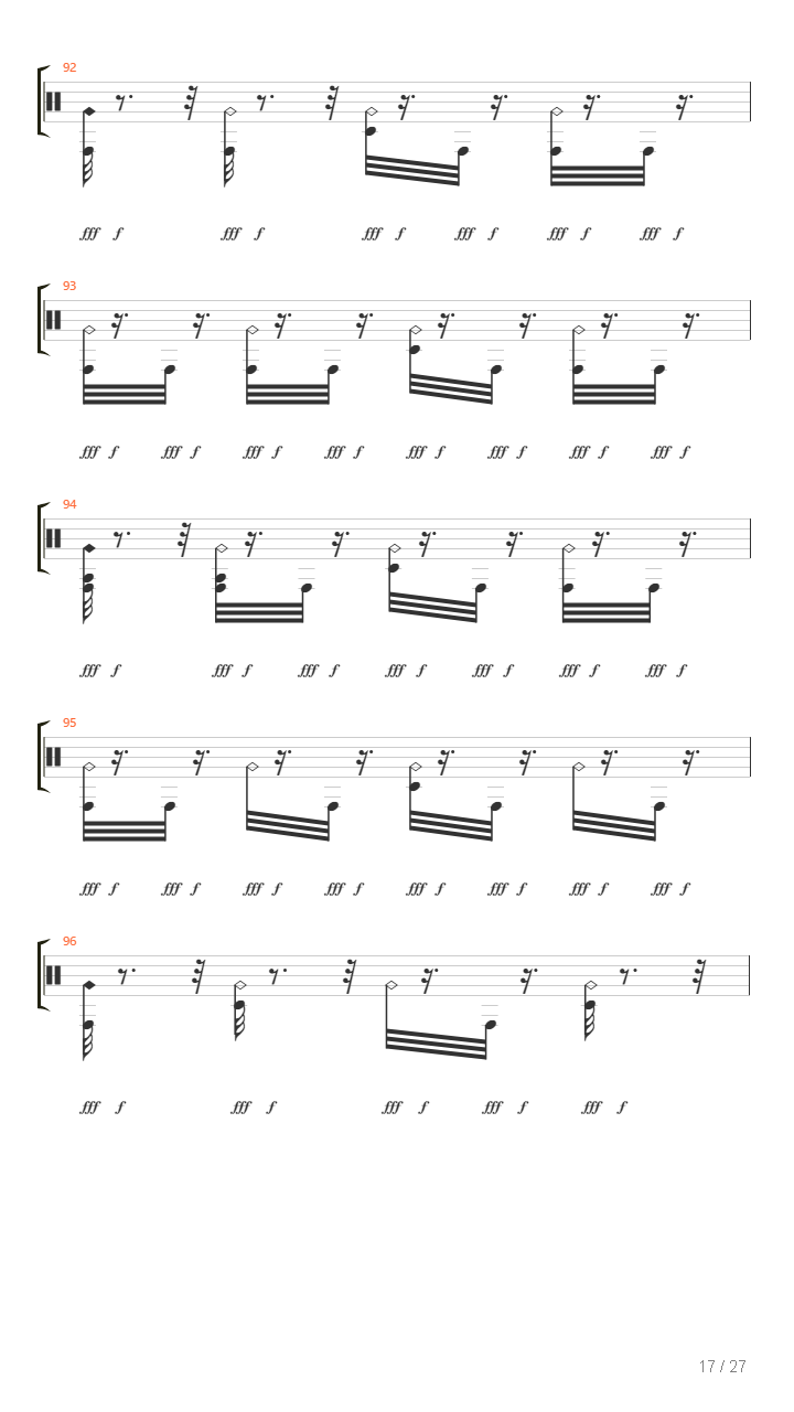 Song 2吉他谱