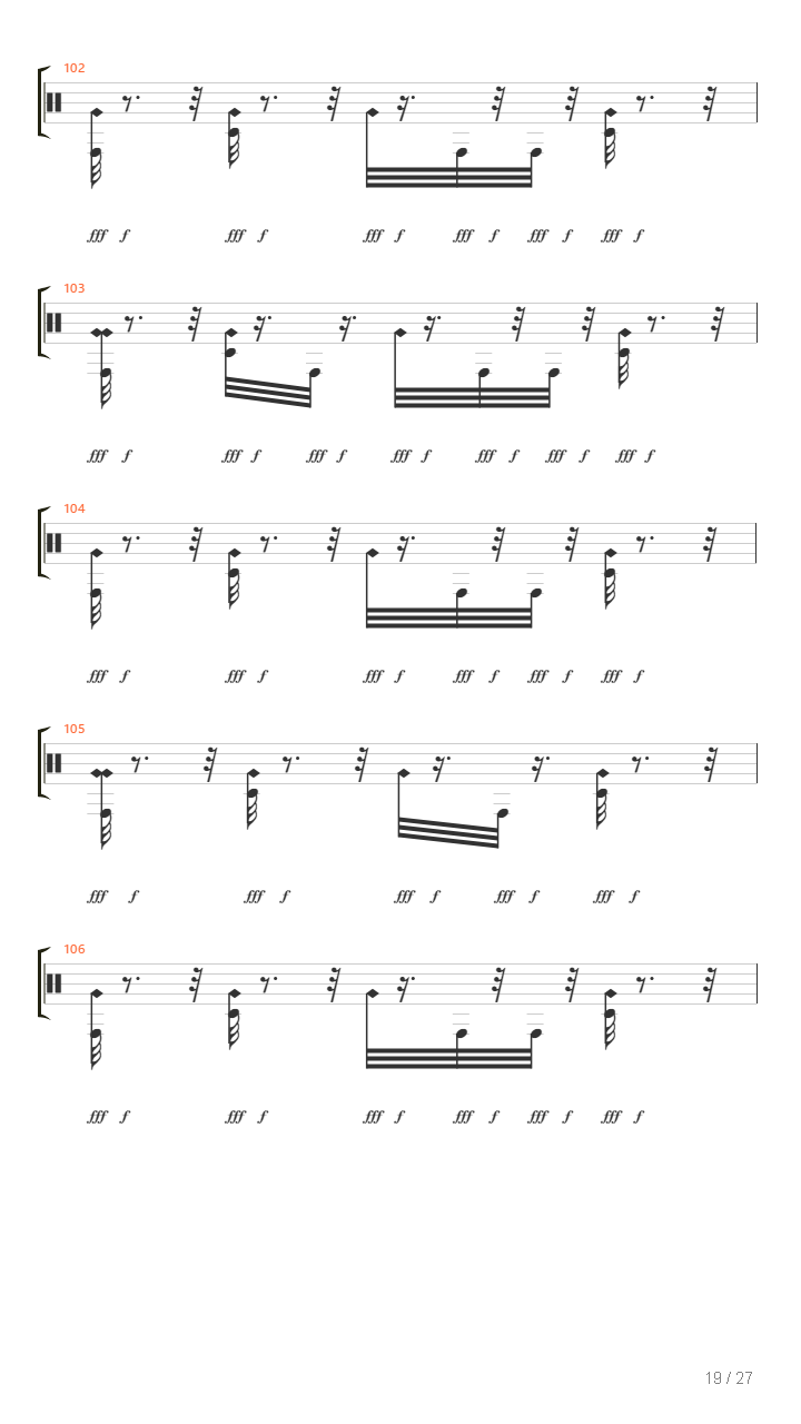 Song 2吉他谱