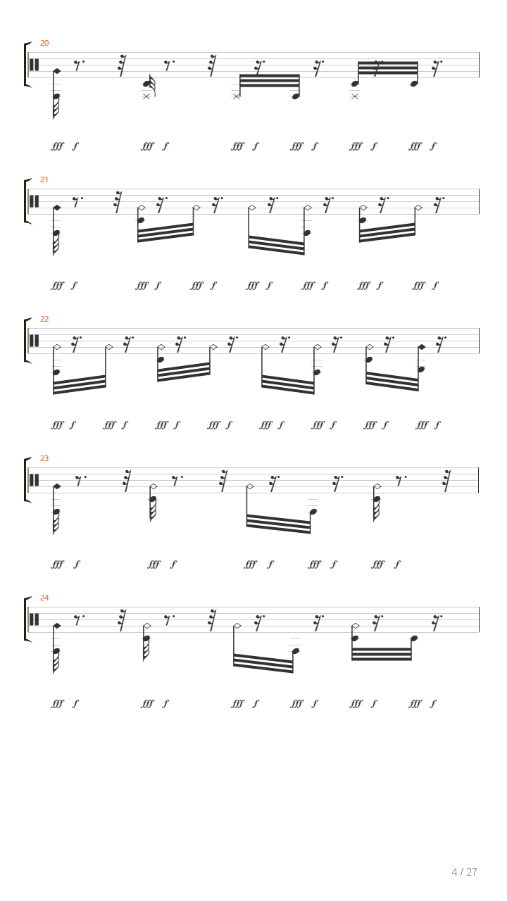 Song 2吉他谱