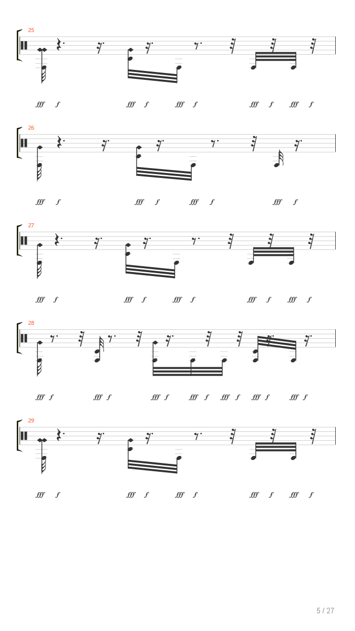 Song 2吉他谱