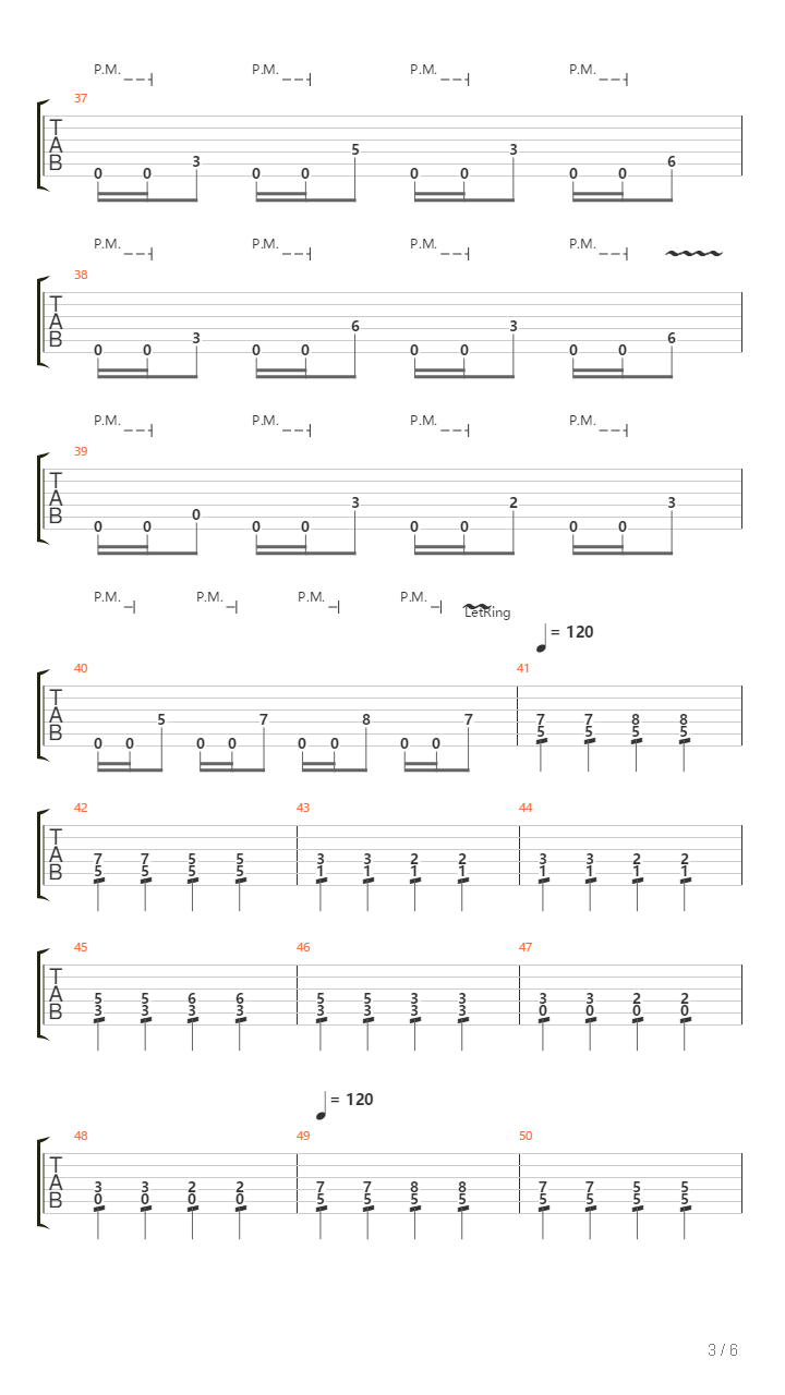 The End吉他谱