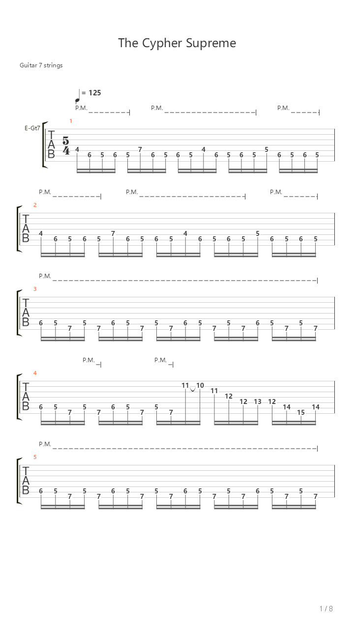 The Cypher Supreme吉他谱