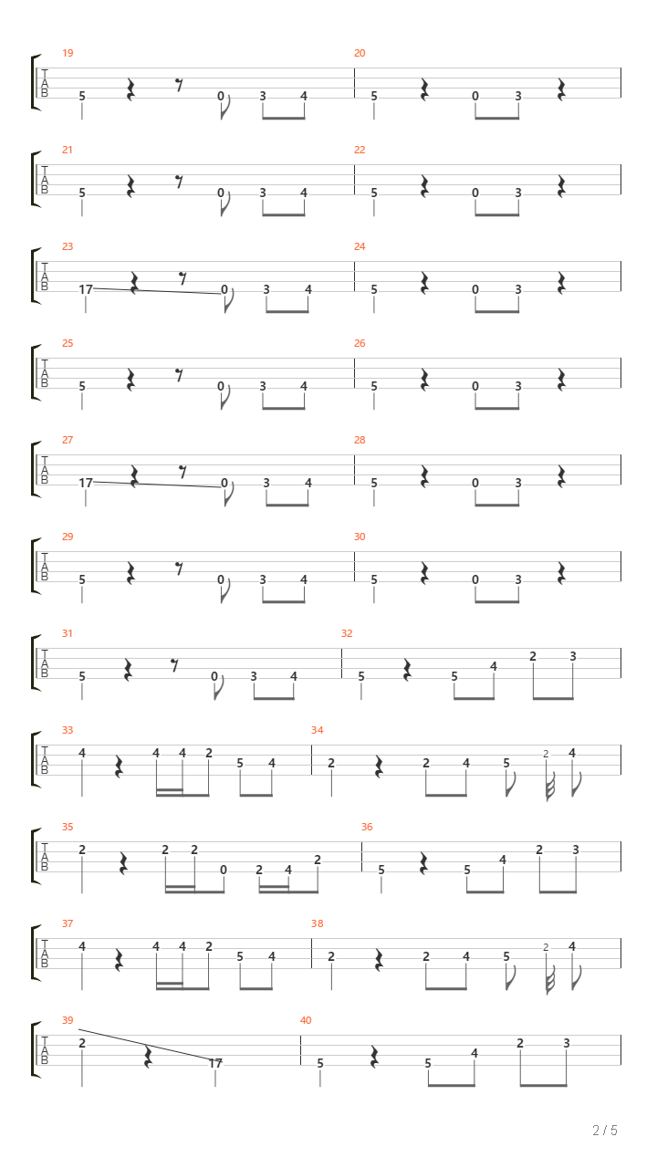 Doo Wa Ditty吉他谱