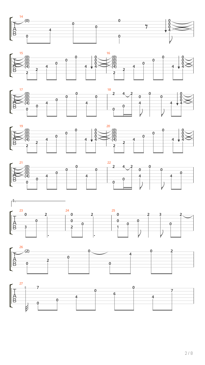 Hajimari吉他谱