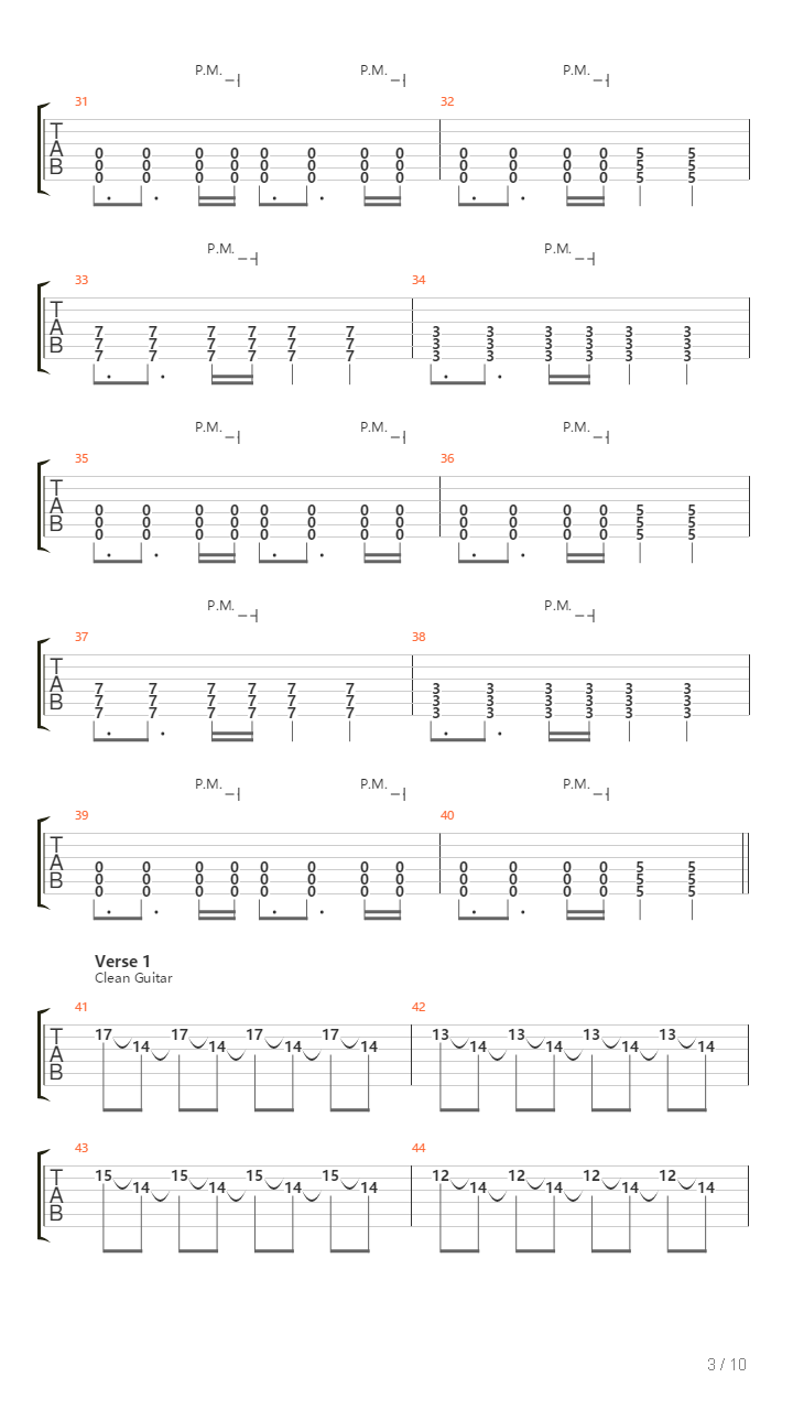 Point of No Return吉他谱