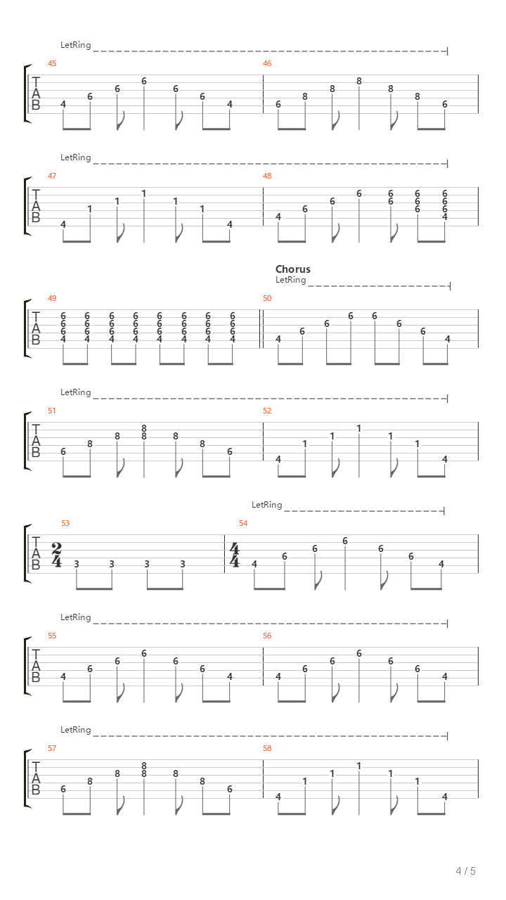 Seasons In The Sun(标准调弦)吉他谱