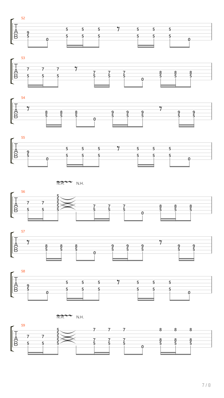 Kashmir吉他谱