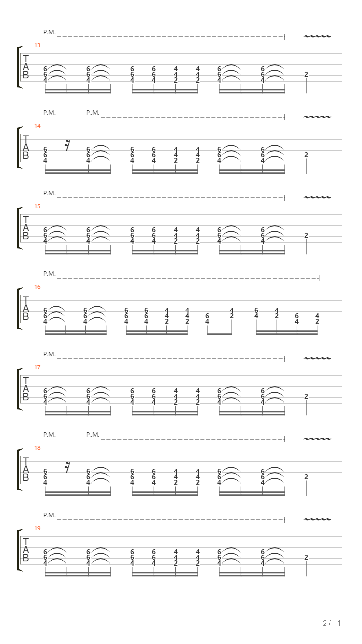 Kreuzigung（完美版总谱）吉他谱