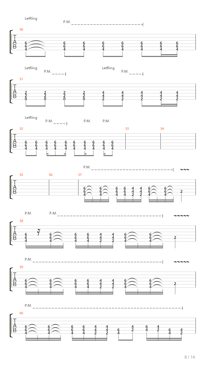 Kreuzigung（完美版总谱）吉他谱