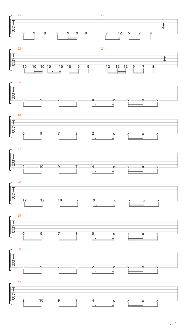 换弦练习曲吉他谱