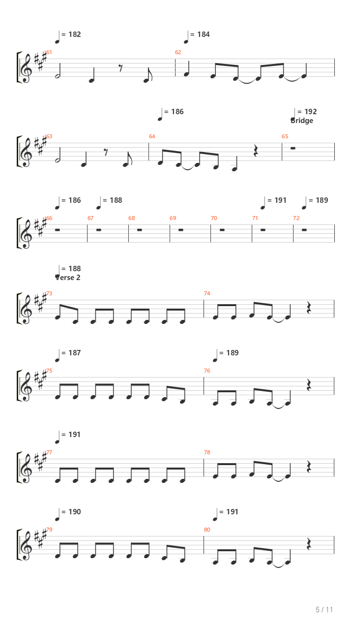 Train―Train吉他谱