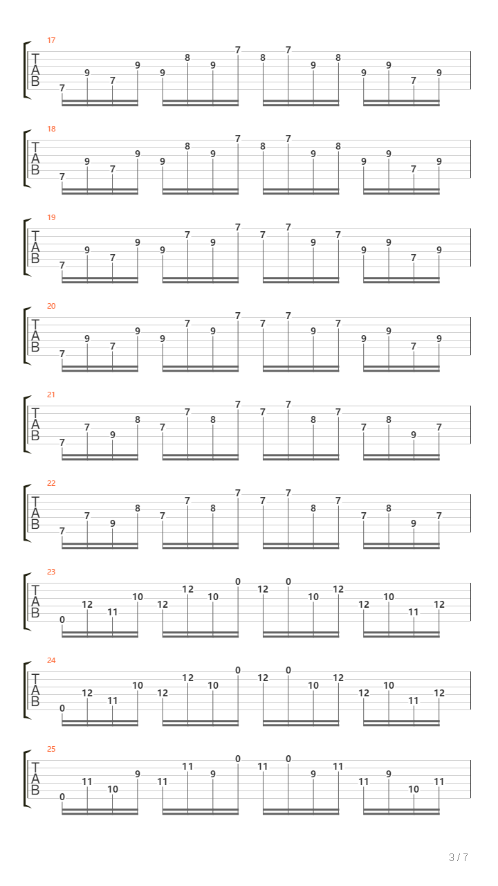 维拉罗伯斯练习曲1号 教学版吉他谱