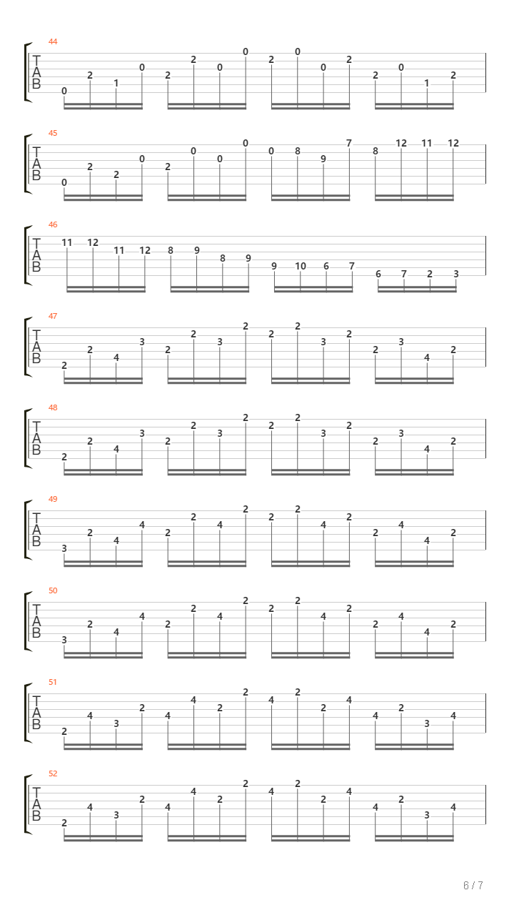 维拉罗伯斯练习曲1号 教学版吉他谱