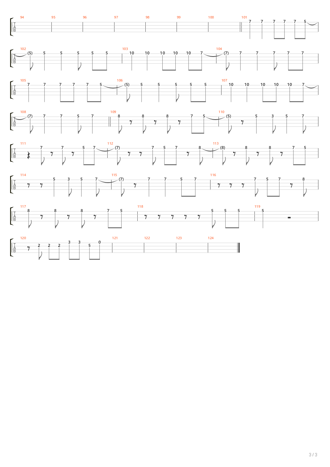 Razzmatazz吉他谱