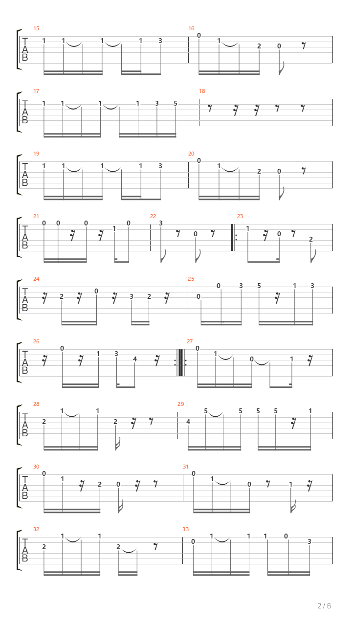 Super Mario Bros. All BGMs吉他谱