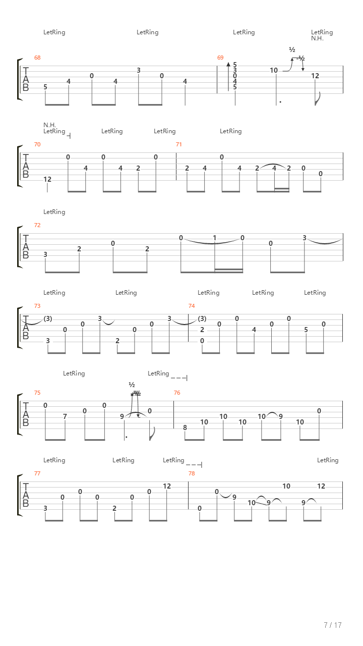 Grace吉他谱