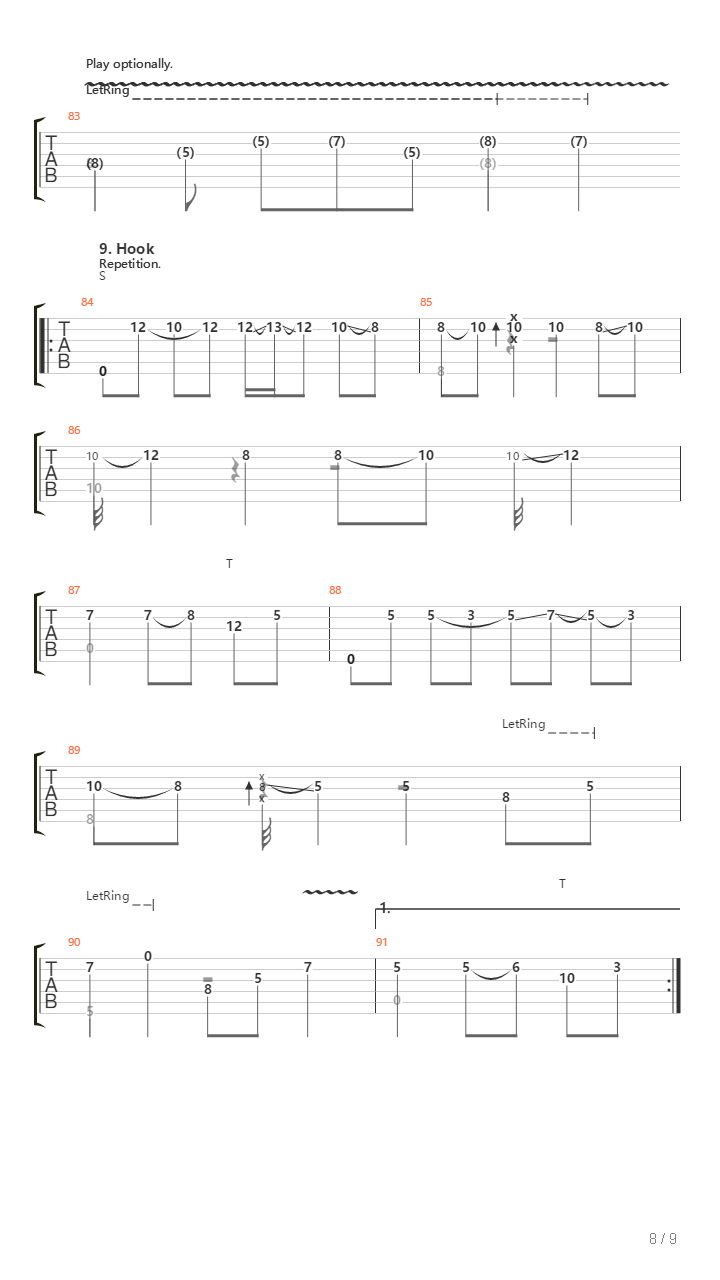 Time Carries Me吉他谱