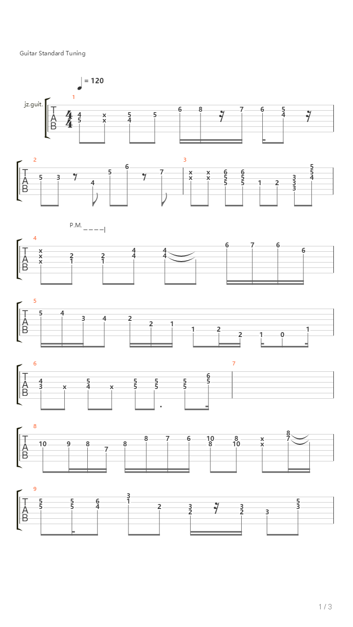 Mo Xuan jazz trio 1006吉他谱