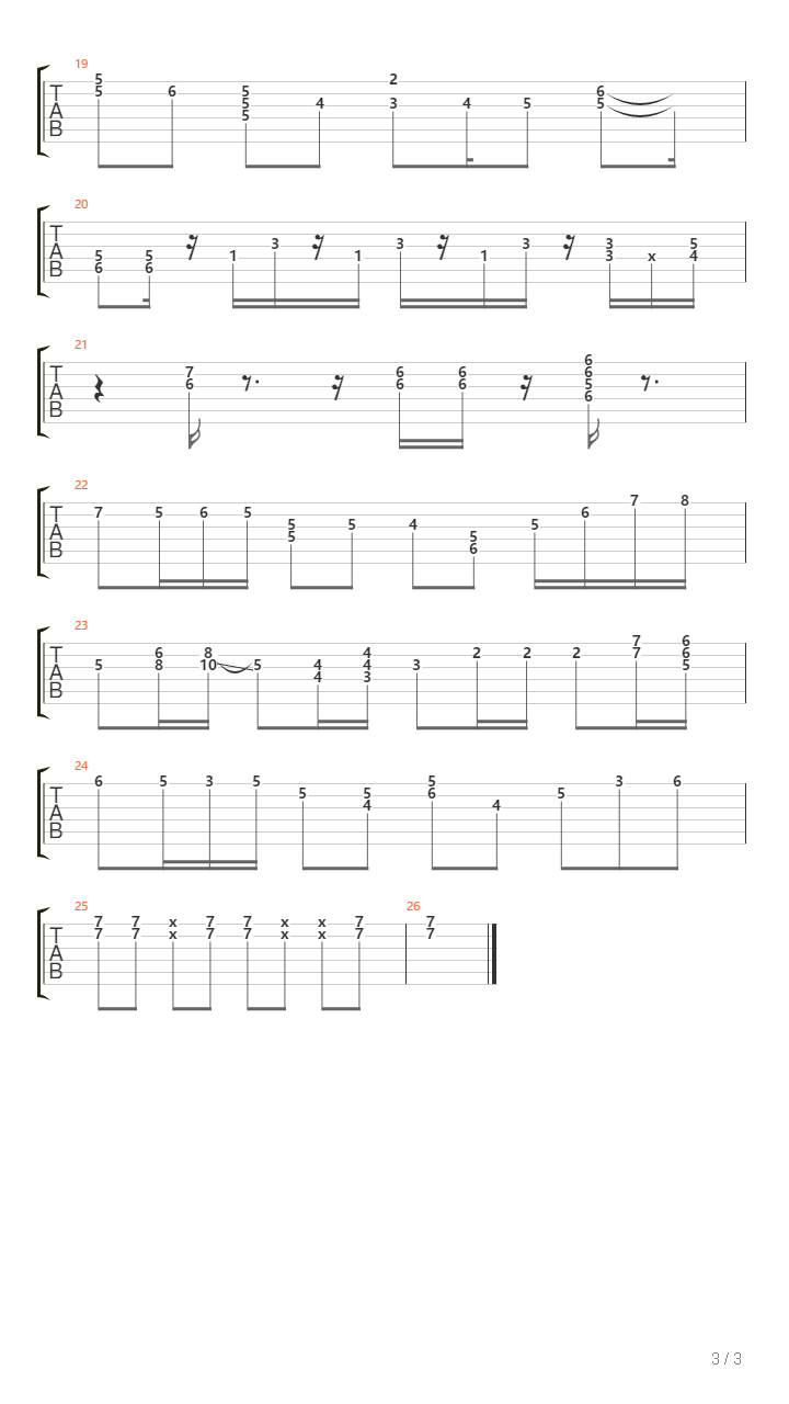 Mo Xuan jazz trio 1006吉他谱