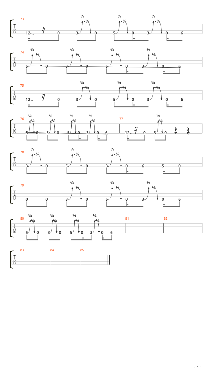 nu吉他谱