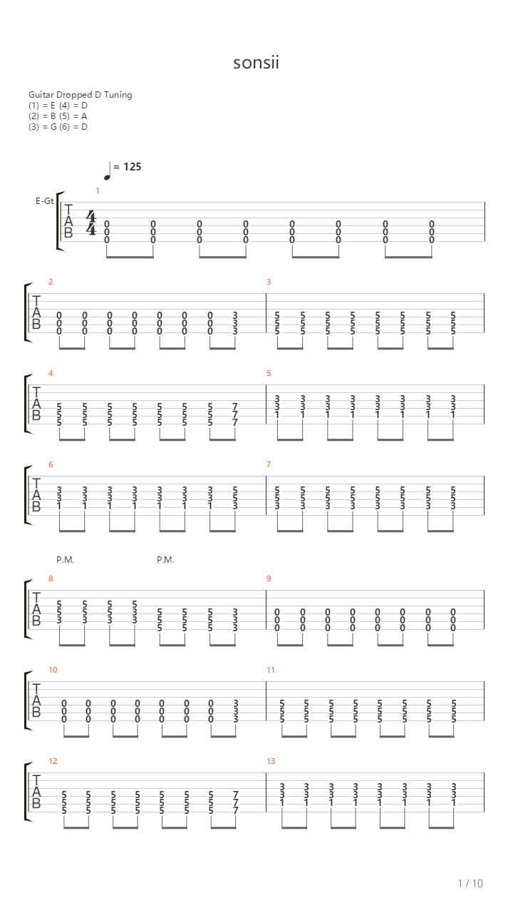 Sonsii吉他谱